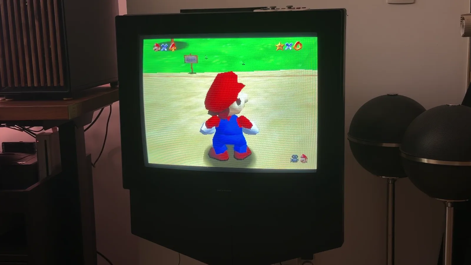 Super Mario 64 on the CRT